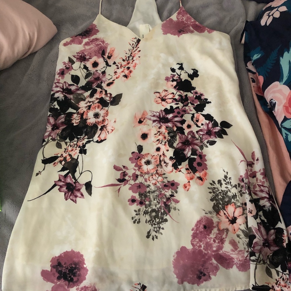 A beautiful casual floral dress